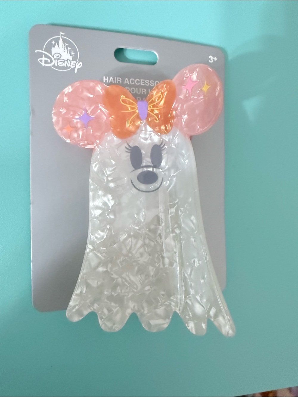 NWT Disney Minnie Mouse Ghost Hair Clip